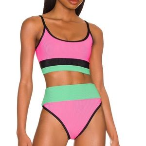 NWT Beach Riot Eva Bikini Set